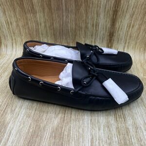 Ralph Lauren Purple Label Harold Tassel Loafers Mens Size 11 D Black Leather NEW